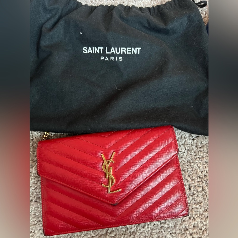 COPY - COPY - Ysl wallet chain bag w/receipt & identification code